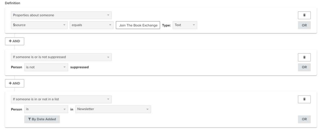 Segment for form results