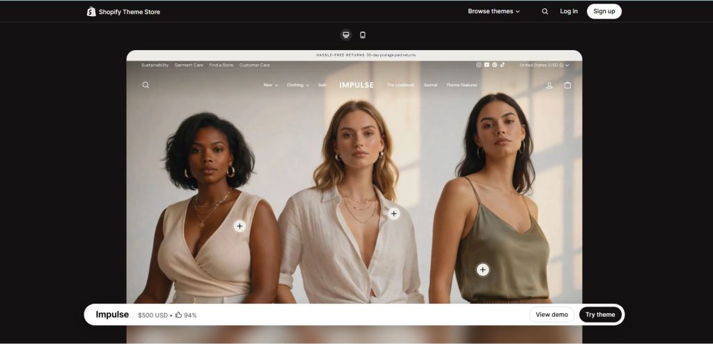 Shopify theme